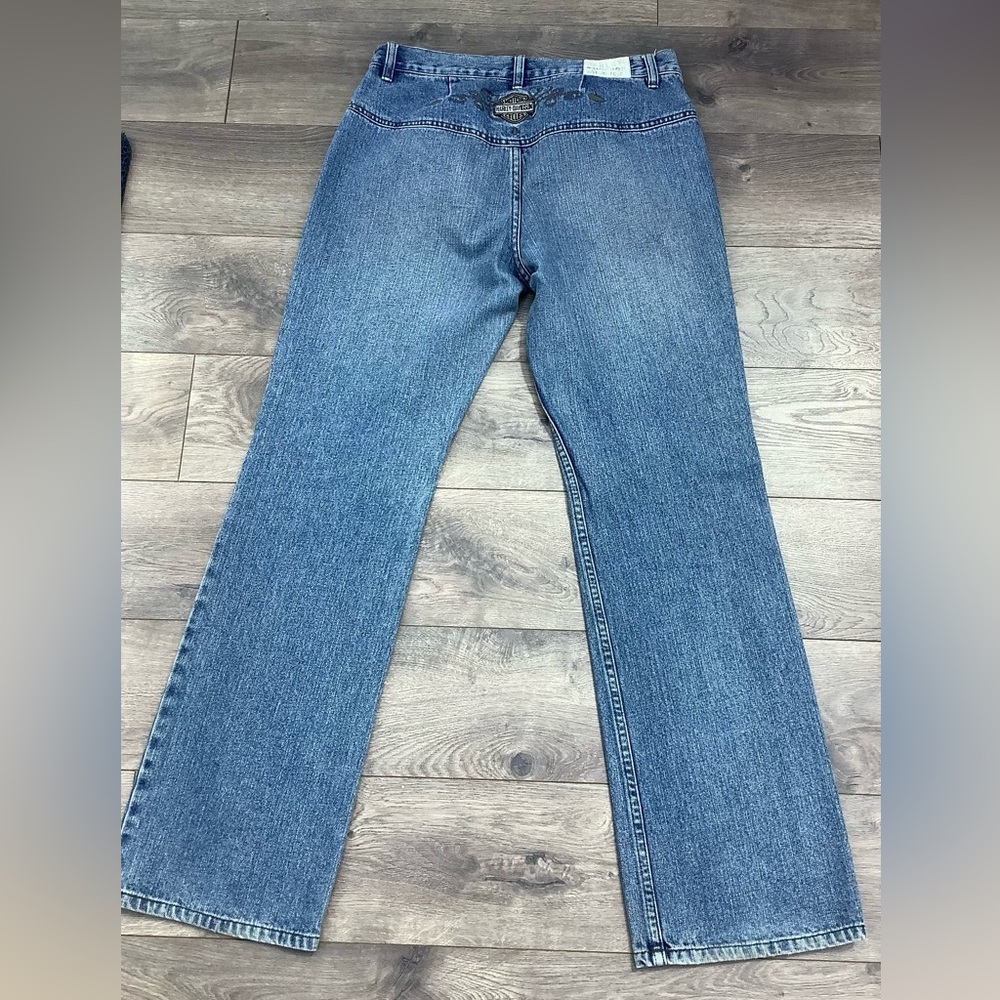 HARLEY DAVIDSON VINTAGE BOOT CUT JEANS - Picture 2 of 4